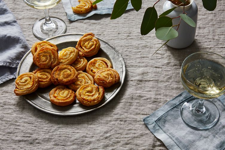 10-Minute Parmesan & Mustard Pinwheels