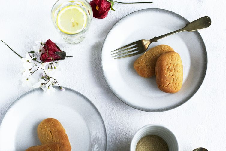 A shortbread soaked in a syrup