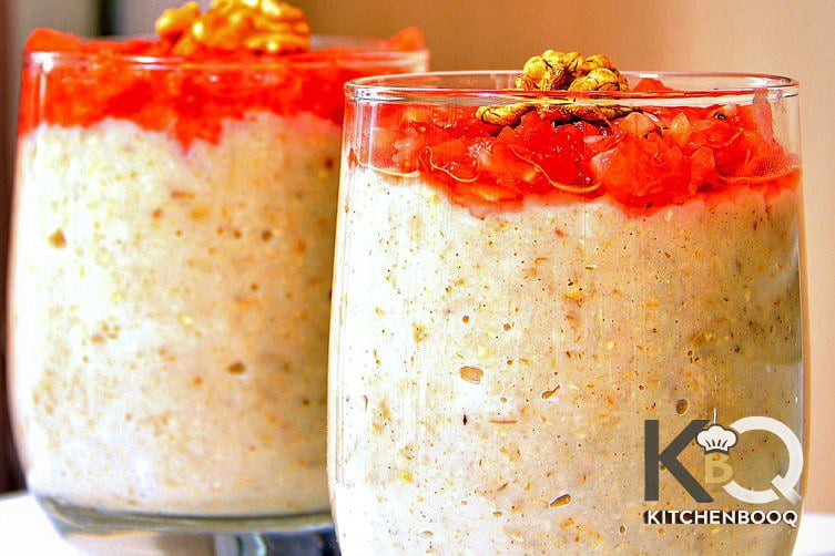 Honey oats porridge